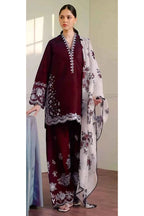 Winter Heavy Embroidered 3PC Suit With Wool Shawl