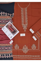 Premium Dhanak Embroidered Unstitched 3PC