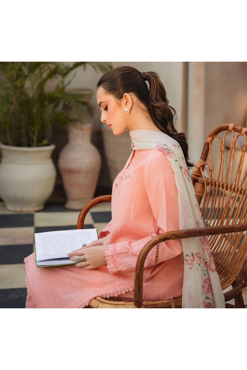 Winter Collection 2025 - Premium Dhanak 3PC Embroidered Suit